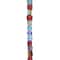 12 Pack: Multicolor Striped Lamp Work Glass Tube Beads by Bead Landing®